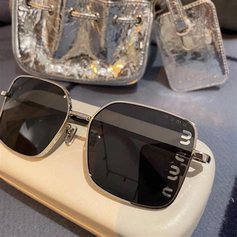 Miu Retro Expensive Sunglasses With Radiation Protection And .